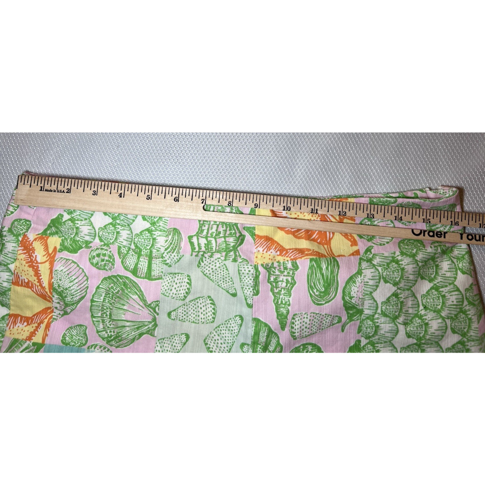 LILLY PULITZER (8) WHAT THE SHELL Patchwork-Capris-RESORTWEAR-Y2K-Classic-Luxury - Picture 12 of 14
